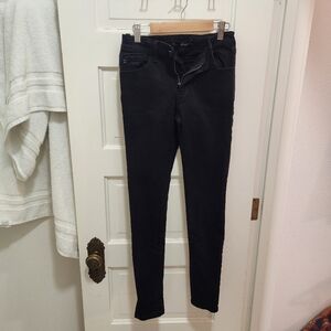 KanCan Women's Dark Black Skinny Jeans